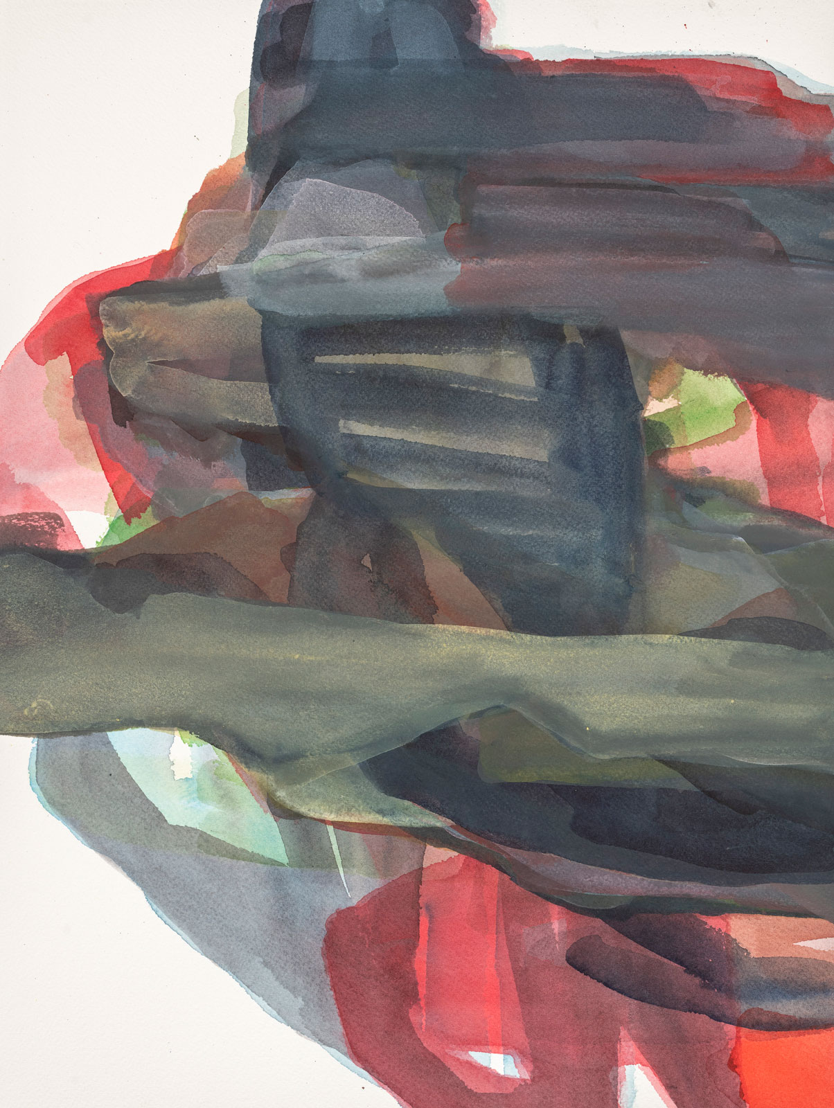 Sans titre, 2017, aquarelle et gouache sur papier, 41 x 31 cm Photo. J.L.Losi ©ADAGP, Paris 2024